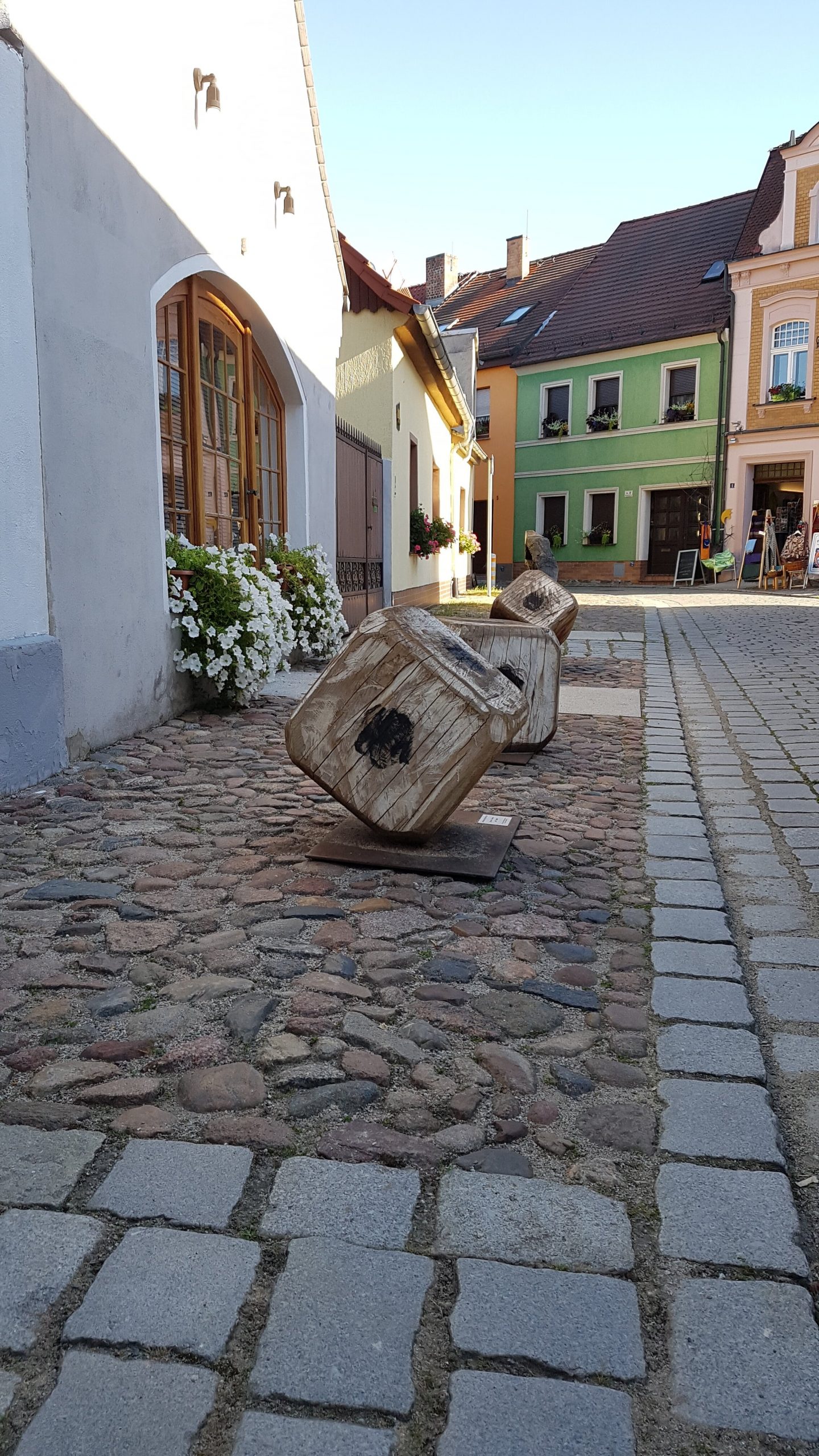 Gasse im Spreewald